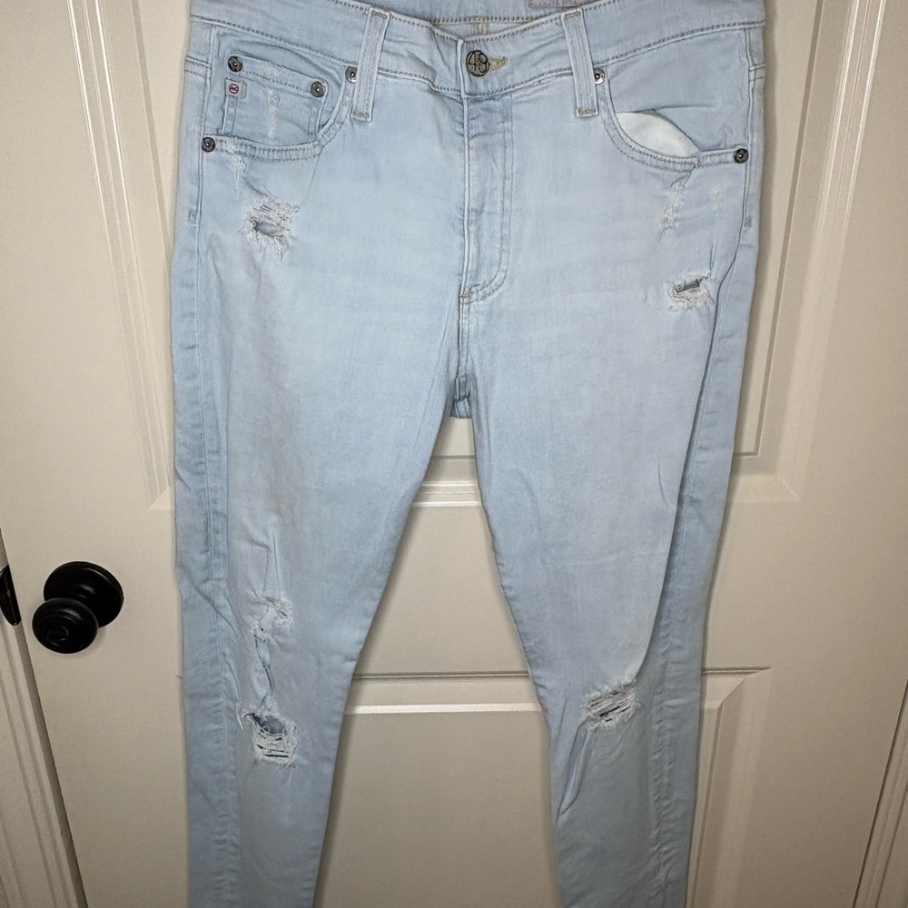 AG Adriano Goldschmied Light Blue Skinny Jeans